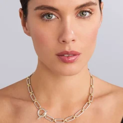 Two-Tone Link Necklace