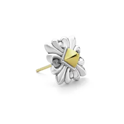 Two-Tone Medieval Stud Earring