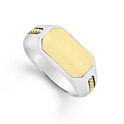 Two-Tone Octagon Ring