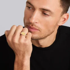 Two-Tone Octagon Ring