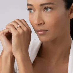 Two-Tone Pearl Ring