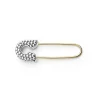 Two-Tone Safety Pin Earring