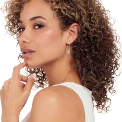 Two-Tone Safety Pin Earring