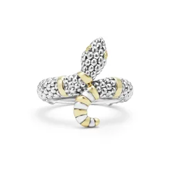 Two-Tone Snake Ring