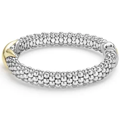 Two-Tone X Caviar Bracelet | 9mm