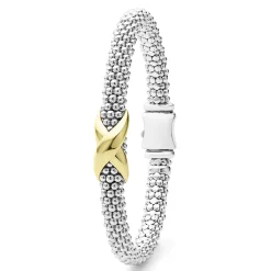 Two-Tone X Caviar Bracelet | 6mm