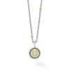 U Initial Diamond Charm Necklace