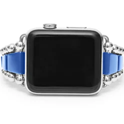 Ultramarine Ceramic and Stainless Steel Watch Bracelet-42-49mm