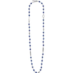 Ultramarine Ceramic Beaded Necklace