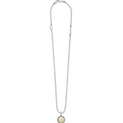 V Initial Charm Necklace