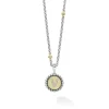 V Initial Diamond Charm Necklace
