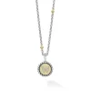 W Initial Diamond Charm Necklace
