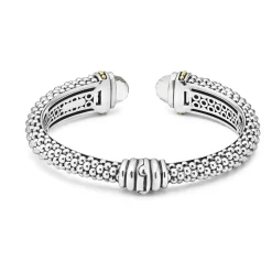 White Topaz Cuff Bracelet | 12mm