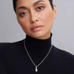 White Topaz Pendant Necklace