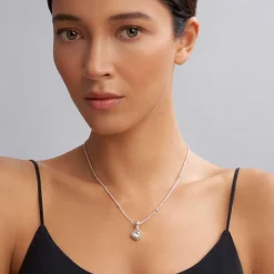 White Topaz Pendant Necklace