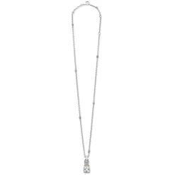 White Topaz Pendant Necklace