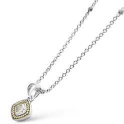 White Topaz Pendant Necklace