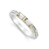 White Topaz Stacking Ring