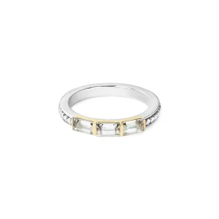 White Topaz Stacking Ring