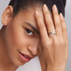 X Diamond Ring