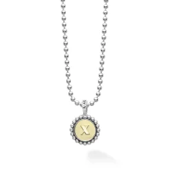 X Initial Charm Necklace