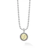 Y Initial Charm Necklace