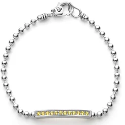 Yellow Sapphire Beaded Bracelet