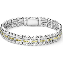 Yellow Sapphire Link Bracelet